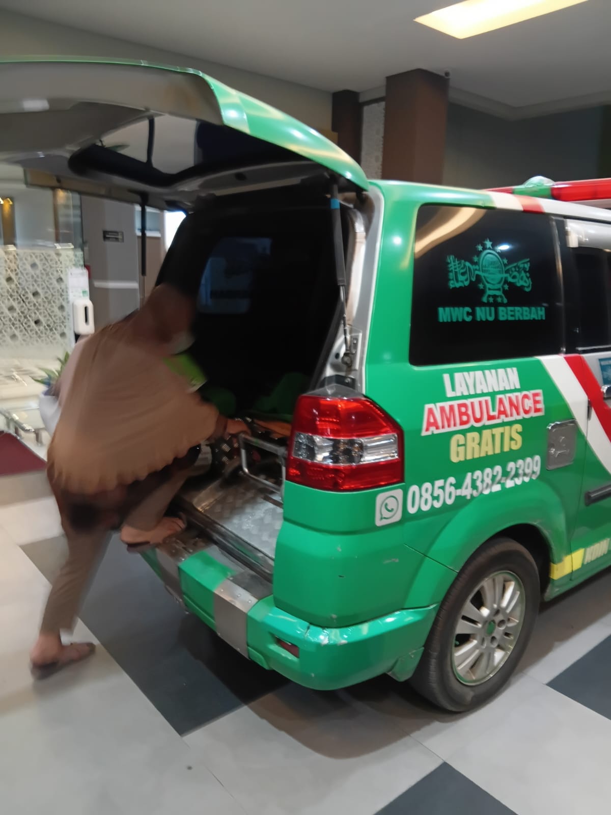 Dokumentasi kegiatan Ambulance NU Berbah: Ambil Jenazah RSI Yogyakarta — Ngentak Mejing, Jragung, Jogotirto