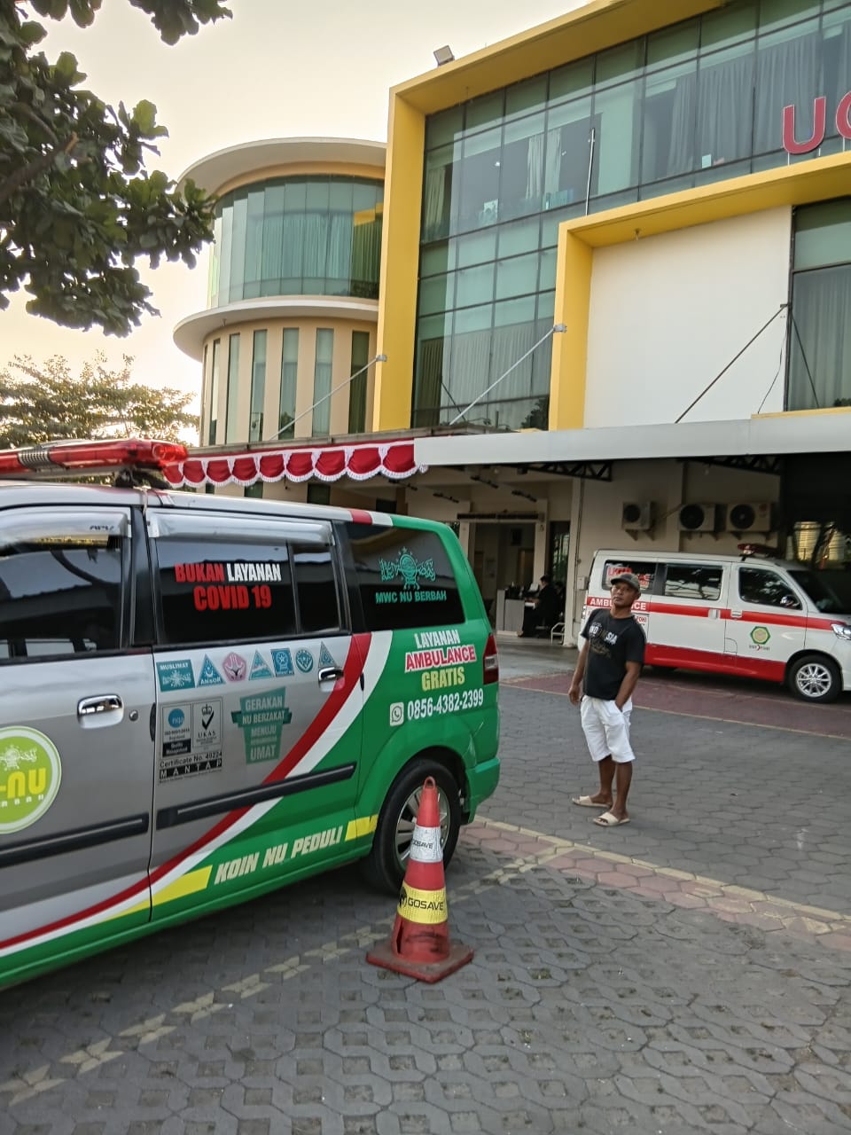 Dokumentasi kegiatan Ambulance NU Berbah: Evakuasi Pasien Laka Lantas — Jl. Wonosari, Kabregan