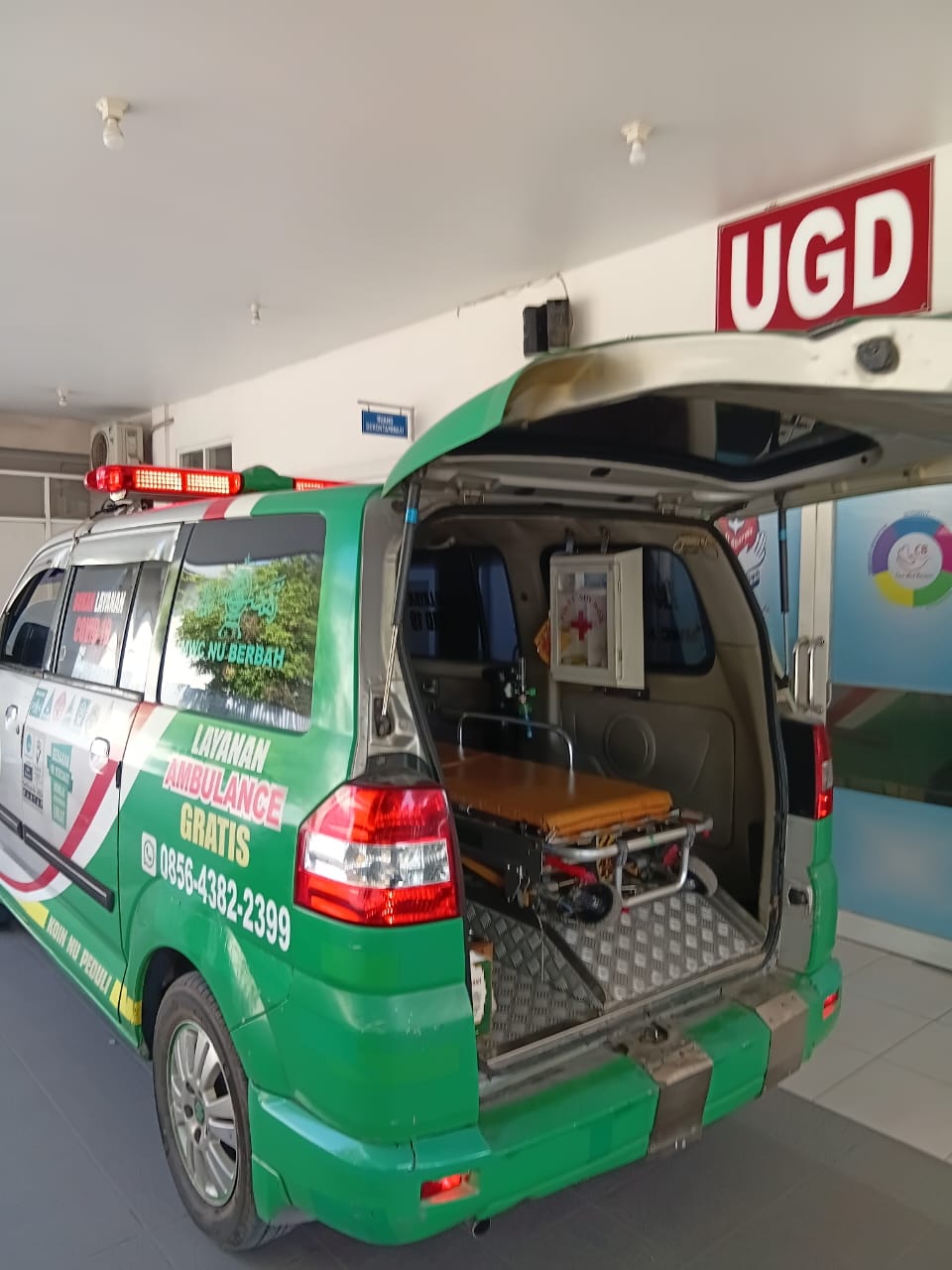 Dokumentasi kegiatan Ambulance NU Berbah: Antar Pasien UGD RSU Panti Rini — Ngentak Mejing, Jragung, Jogotirto