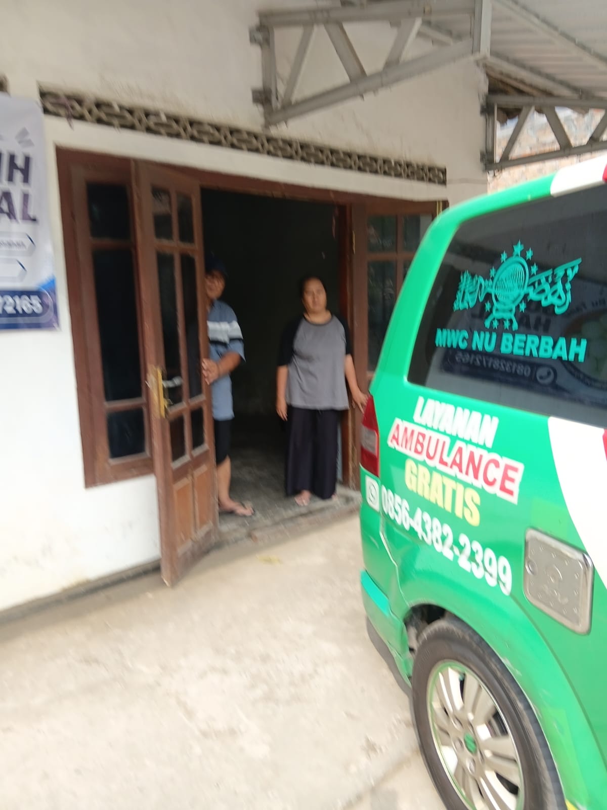 Dokumentasi kegiatan Ambulance NU Berbah: Antar Pulang Pasien Lansia
